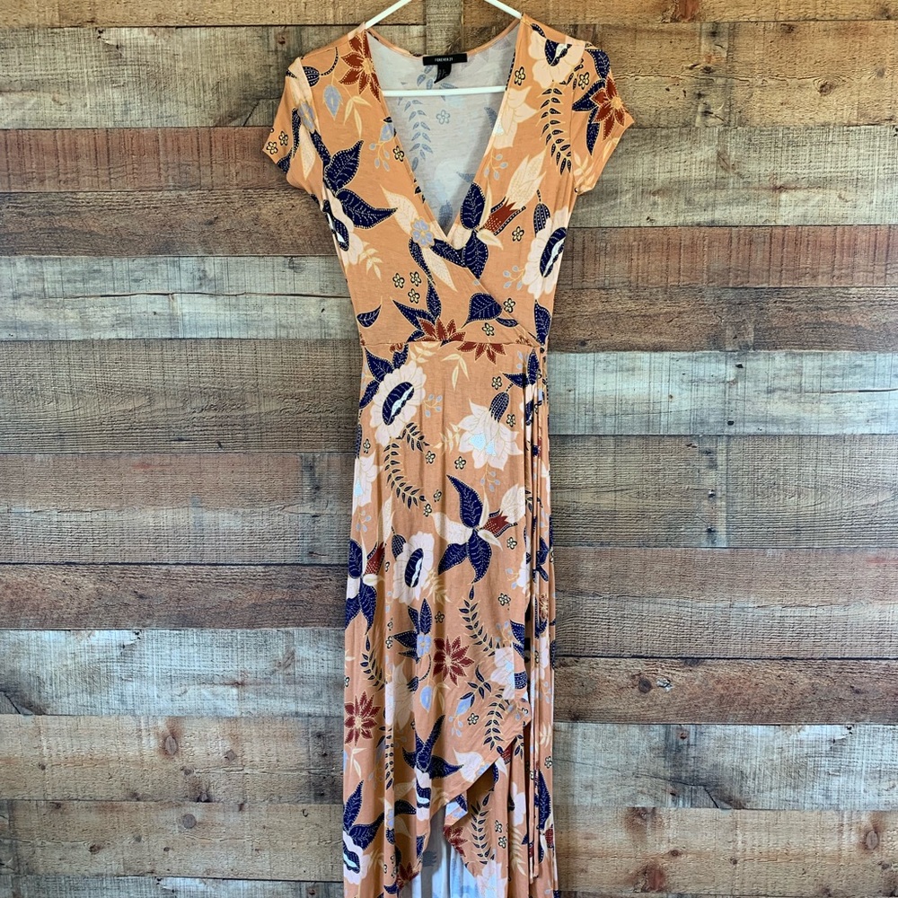 Forever 21 high low wrap dress